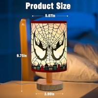 Yufwour Spider Table Lamp 16 Color Led Spider Night Light With Remote Control For Kids Room Bedroom Nightstand Decoration Birt