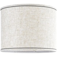 Goso Beige Black Trim Drum Lamp Shades Medium Lamp Shade 13 Top 13 Bottom 10 Highspider Modern Lampshades For Table