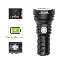 Thrunite Catapult Mini Pro Led Searchlight 566 Meters Long Throw High 2588 Lumens Rechargeable Flashlight With Battery Extensi