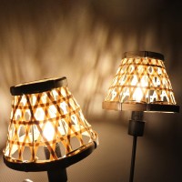 Mini Lamp Shade Hollowcarved Barrel Design Clipon Lamp Cover For Nursery Portable Lamps Chandelier Shade Sconce Shade Set O