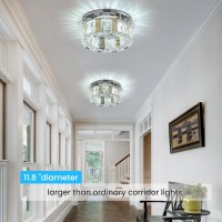 118 Modern Crystal Chandeliers Flush Mount Crystal Ceiling Light Fixture Led Chandeliers With Crystals Hallway Light Bedroom