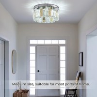 118 Modern Crystal Chandeliers Flush Mount Crystal Ceiling Light Fixture Led Chandeliers With Crystals Hallway Light Bedroom