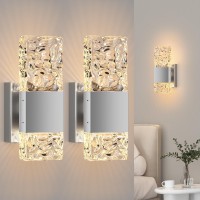 Camuucci Battery Operated Wall Sconce Rechargeable Battery Powered 12000Mah Wall Light Indoor Not Hardwired Remote Control Dimma