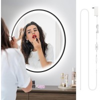 Lamomo Led Vanity Lights For Mirror Modern Hollywood Style Makeup Light 10Ft Bright White Dimmable Waterproof Flexible Strip L