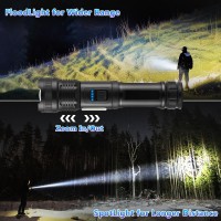 Ikeeruic 7Mode Flashlights High Lumens Rechargeable 3Pack Tactical Flashlight High Powered 950000Lm Led Flashlight Rechargeabl