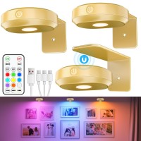 Willed Poster Lights Picture Lights Rgb Art Display Lighting For Paintings Rechargeable Battery Operated For Wall Lights Wireles