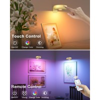 Willed Poster Lights Picture Lights Rgb Art Display Lighting For Paintings Rechargeable Battery Operated For Wall Lights Wireles