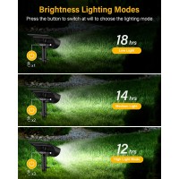 Solar Spot Lights Outdoor Waterproof 3 Lighting Modes Solar Landscape Lights For Outside Dusk To Dawn Ip65 Waterproof Outdoor