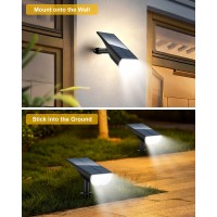 Solar Spot Lights Outdoor Waterproof 3 Lighting Modes Solar Landscape Lights For Outside Dusk To Dawn Ip65 Waterproof Outdoor