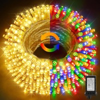 403Ft 1000 Led Christmas String Lights Outdoor With 8 Modes Timer Memory Function Waterproof Fairy Lights Plug In For Party Xmas