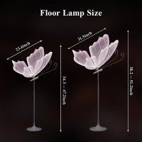 Wedding Butterfly Led Floor Lamp Hanging Butterfly White Color Ceiling Light Romantic Wedding Decoration Lights Fixture Adj