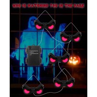 Halloween Decorations Flashing Peeping Eyes Spooky Animated Led Eyes Dark Activite Halloween Glowing Decorations Outdoor Ha