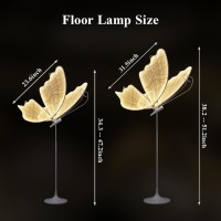 Wedding Butterfly Led Floor Lamp Hanging Butterfly White Color Ceiling Light Romantic Wedding Decoration Lights Fixture Adj