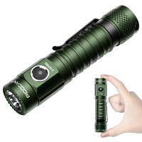 Pioocan S10Pro Rechargeable Led Flashlights High Lumen 2 500 Lumens Edc Pocket Flashlight Super Bright Powerful Mini Flashligh