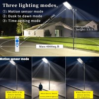 Ofuray 5000W Solar Street Light Outdoor3000K4000K6500K Dimmable Outdoor Solar Light Ip67 Solar Parking Lot Lights Commercial