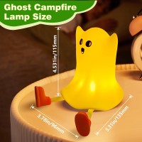 Cuxichuxinxi Ghost Night Light Led Halloween Night Light Cute Silicone Adjustable Night Light With 3 Levels Of Brightness Suitab