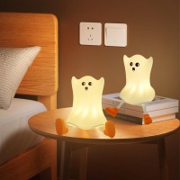 Halloween Ghost Night Light Cute Night Light Cute Silicone Adjustable Night Light With 3 Levels Of Brightness Suitable For Hall