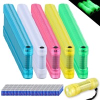 Kunhe 120 Pack Glow In Dark Flashlights Small Mini Led Flashlight Cob Flashlights For Kids Bulk Fashlights Batteries Included H