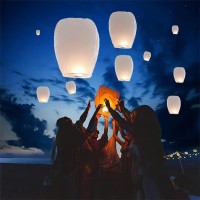 Paper Lanterns Have 16 Pack White Lanterns To Releasein Memory Chinese Lanterns Easy To Use Paper Lanterns Were The Highligh