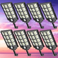 Cedio Solar Street Lights Outdoor Solar Parking Lot Lights Commercial 4800W Led Solar Street Light Waterproof Ip66 Dusk To Daw