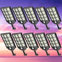 Cedio Solar Street Lights Outdoor Solar Parking Lot Lights Commercial 4800W Led Solar Street Light Waterproof Ip66 Dusk To Daw