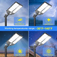 Cedio Solar Street Lights Outdoor 4000W Solar Parking Lot Lights Commercial Led Solar Street Light Waterproof Ip66 Dusk To Daw