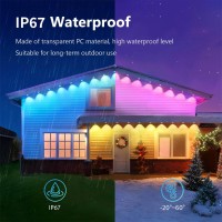 Smart Rainbow Led Permanent Outdoor Light Smartlight 2024 New Smart Permanent Outdoor Lights Eaves Led Lights Strip Waterpro