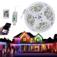 Smart Rainbow Led Permanent Outdoor Light Smartlight 2024 New Smart Permanent Outdoor Lights Eaves Led Lights Strip Waterpro