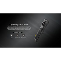 Nitecore Edc27 Uhi 3100 Lumens Flat Edc Flashlight Usbc Rechargeable High Lumen Slim With Digital Display And Lumentac Case