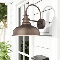 Bestshared Outdoor Gooseneck Barn Light Outdoor Wall Sconce Farmhouse Exterior Wall Mount Light Vintage Wall Lighting Fixture In