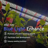 Dymond Boostgro Led Seed Starter Grow Light 3Ft Full Spectrum Linkable 5000K Daylight 660Nm Red 450Nm Blue Indoor Plant Ligh