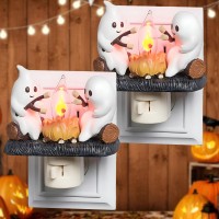 Vdecorparks Ghost Campfire Flickering Nightlight Ghost Campfire Nightlight 2024 Ghost Night Light Ghost Roasting Marshmallows