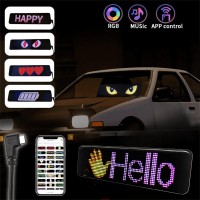 Colorful Eye Lamp Soft Screen For Car Windows Blazexel Devil Eyes Light For Cars Programmable Flexible Car Led Display Screen