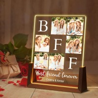 Best Friend Birthday Gifts For Women Friendship Gifts For Women Personalized Besties Gifts Acrylic Plaque With Led Night Light