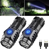 Threeeyed Monster Mini Flash Super Power Flashlight German Thumb Sized Flashlight 3 Eyed Monster Mini Flashlight Outdoor Sma