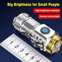 Threeeyed Monster Mini Flash Super Power Flashlight German Thumb Sized Flashlight 3 Eyed Monster Mini Flashlight Outdoor Sma