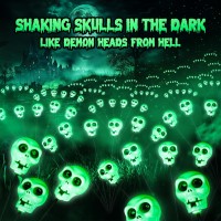 Halloween Lights Outdoor Scary Solar Skulls Lights Halloween Lights Decorations Solar Swaying Eyeball Halloween Lights Ip65 Wate