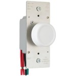 Pass Seymour R603Pltkv 600W 3 Way Maximum Rotary Dimmer Light Almond