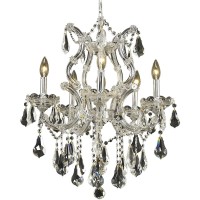 Elegant Lighting 2801D20Crc 20 W X 25 H In Maria Theresa Collection Hanging Fixture Royal Cut Chrome Finish