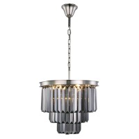 Elegant Lighting 1231D20Pnssrc 205 X 20 In Sydney 9 Light Polished Nickel Chandelier