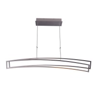 Vonn Lighting Vmc33440Al 46 In Sirius Vmc33440Al Integrated Led Linear Chandelier Lighting Fixture In Silver