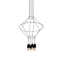 Vonn Lighting Vep28206Bl 24 In Expression Vep28206Bl Integrated Led Pendant Lighting Fixture In Black