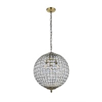 Earlene 3 Light 16 Inch Antique Bronze Pendant