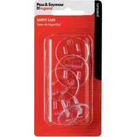 Pass Seymour 5Scbpcc10 Clear Electrical Safety Cap 5 Pack