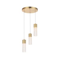 Constellation 3 Light Gold Led Pendant