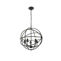 Octavia 5 Light Dark Brown Pendant