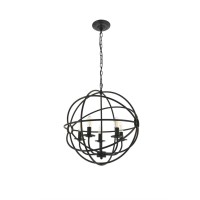 Octavia 5 Light Dark Brown Pendant