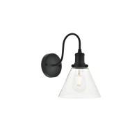 Histoire 1 Light Black Wall Sconce