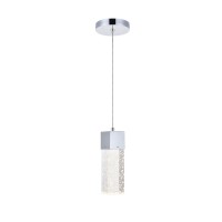 Novastella 1 Light Chrome Led Pendant