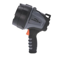 Cyclops 900 Lumens 10Watt Led Rechargeable Handheld Spotlight With Acdc Charger 12V Dc Car Plug